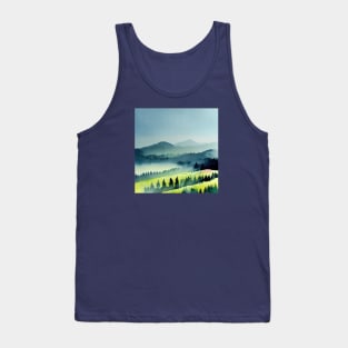 Misty pines Tank Top